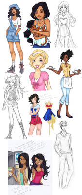 Disney high sketchdump 4