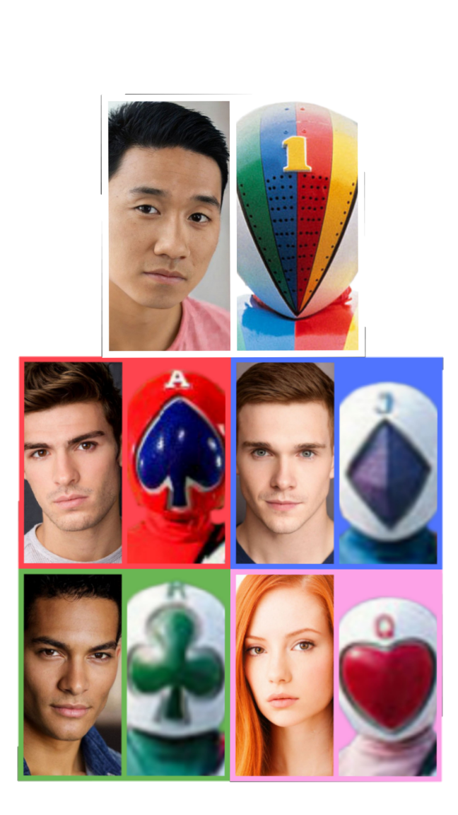 Power Rangers Royal Flush Cast by Eoin777 on DeviantArt