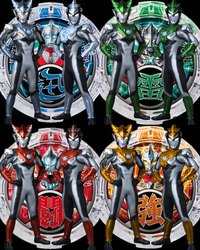 Ultraman R/B Crystal Powers by Eoin777 on DeviantArt