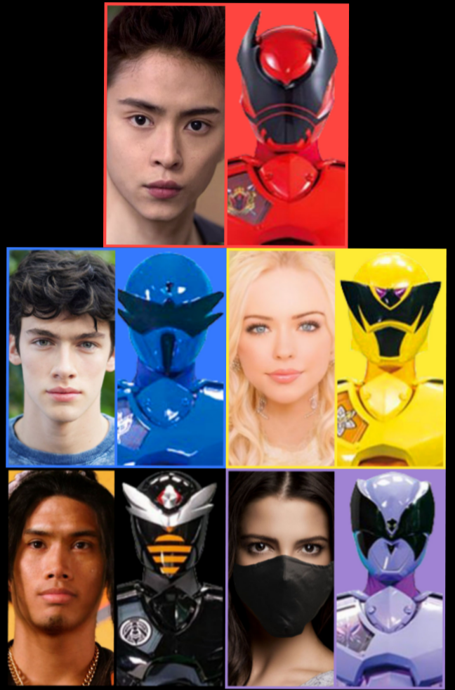 Power Rengers Cast Power Rangers KingOhgers Fan Cast by Eoin777 on DeviantArt
