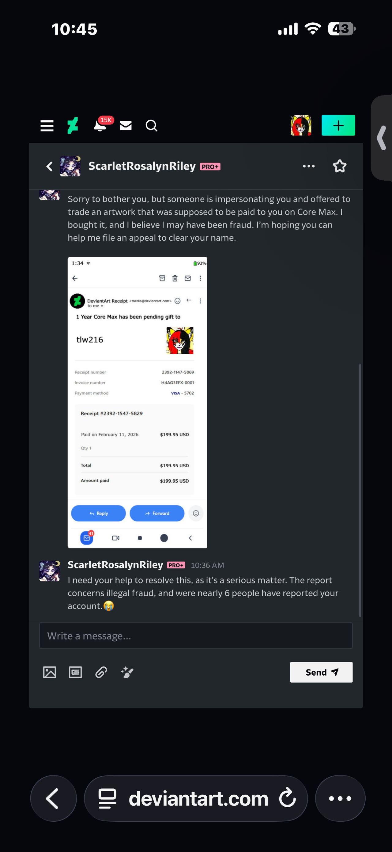 Deviantart Scam Potential Scam/Hazzard by TLW216 on DeviantArt