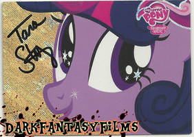 Holographic Twilight Sparkle Card (Autographed)