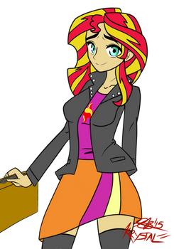 Sunset Shimmer Vector