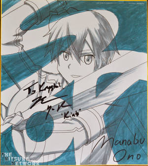 SwordArtOnline Alicization signed KIRITO Shishiki