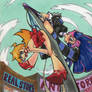 Flagpole and Wedgie with Panty and Stocking