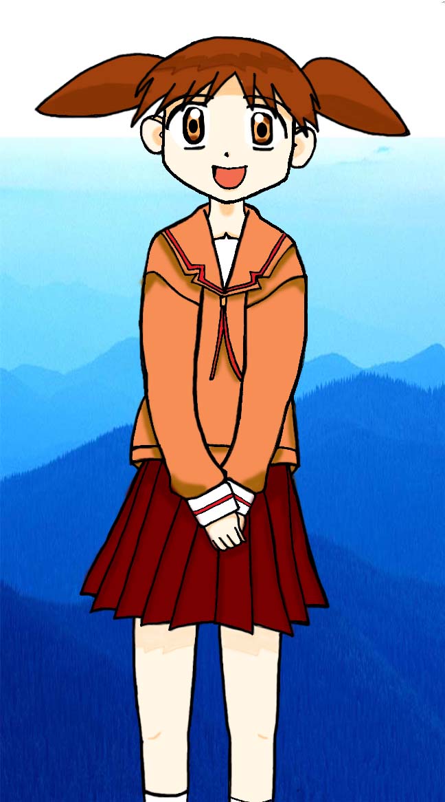 Chiyo-San on mountains...