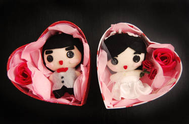 Chibi Wedding Couple