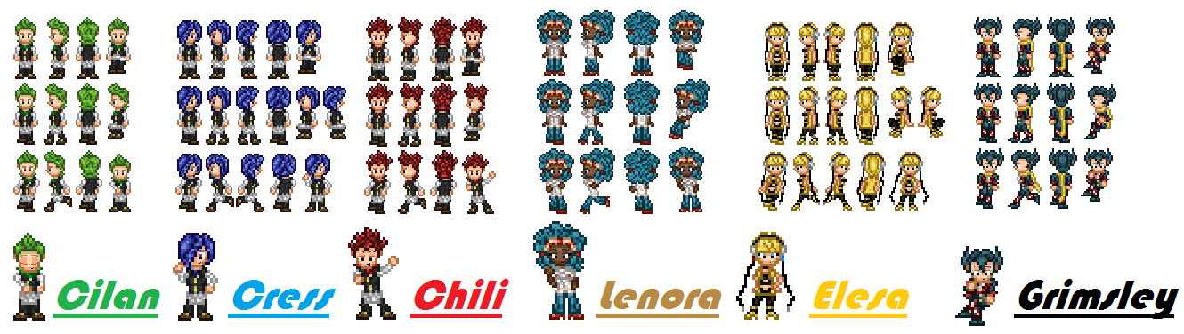 photo Pokemon Gen 5 Character Sprites gen5 trainer sprites by lallama12 on