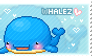 Cute Whalez stamp