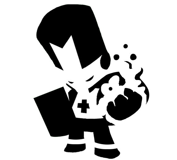 Castle Crashers stencil