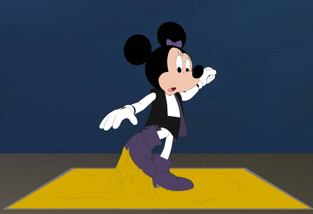 Minnie Mouse stuck in rat glue by Lucas53002 on DeviantArt