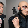 Jet Black Prosthetic Makeup