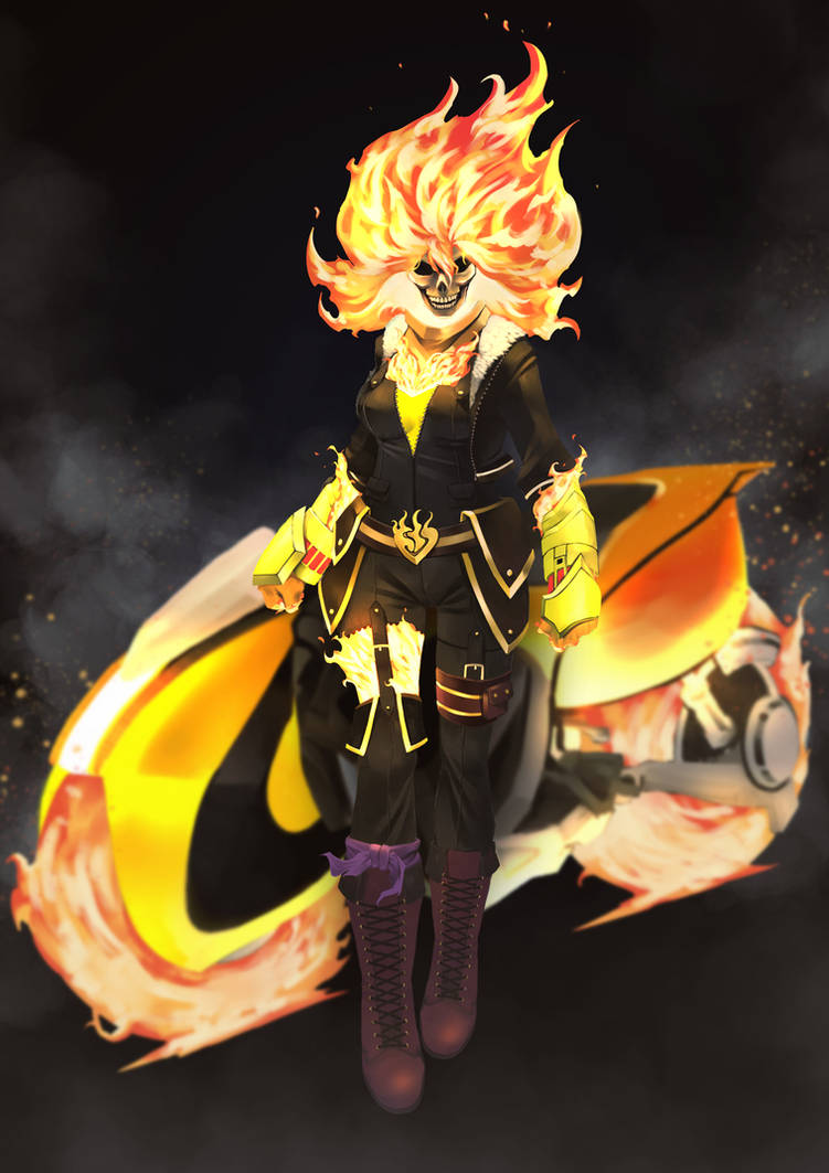 Chinese Ghost Rider Yang Xiao Long As the Ghost Rider by BalanceGaming on DeviantArt