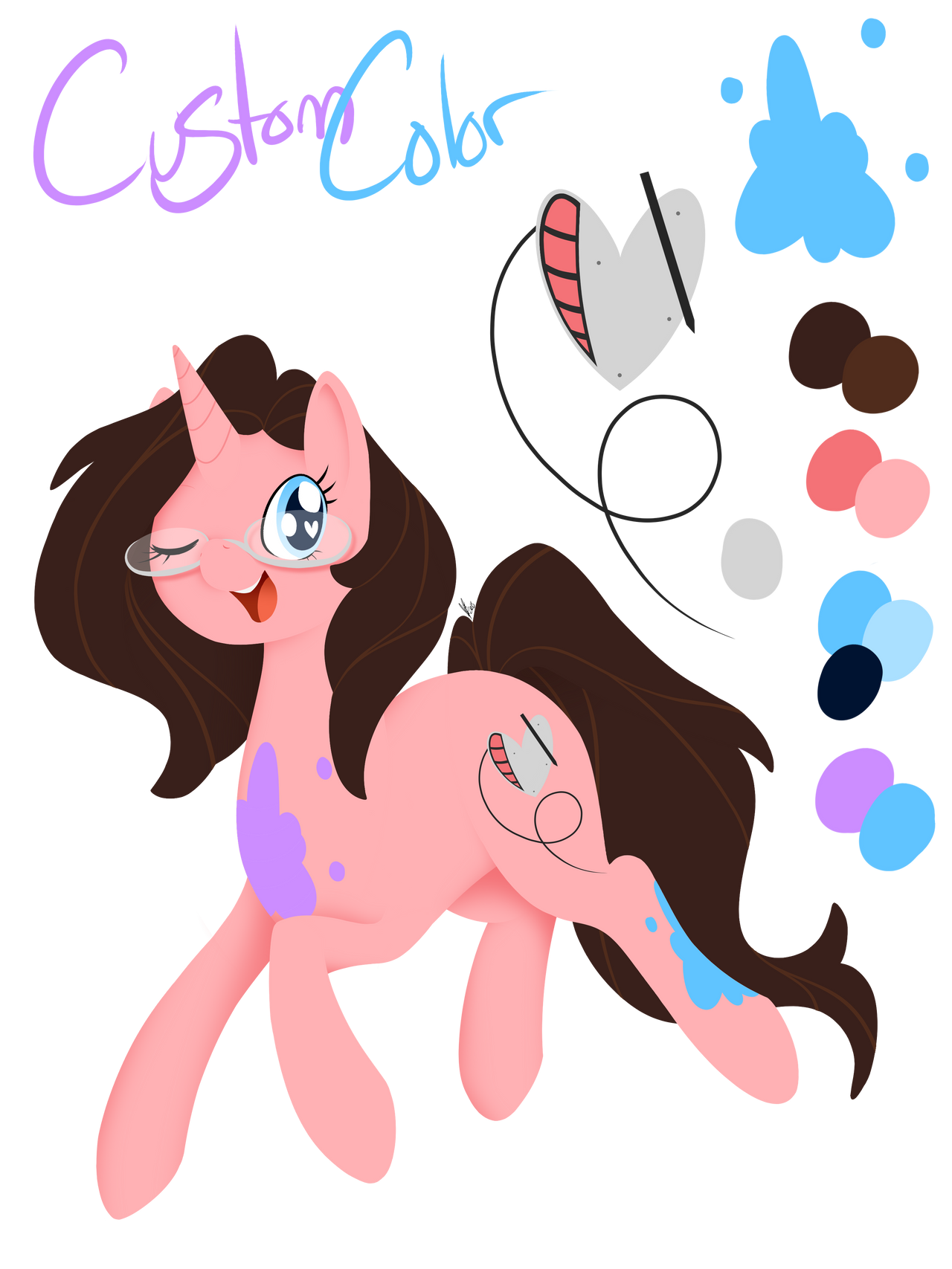 New ponySona - Custom Color by MoesArts