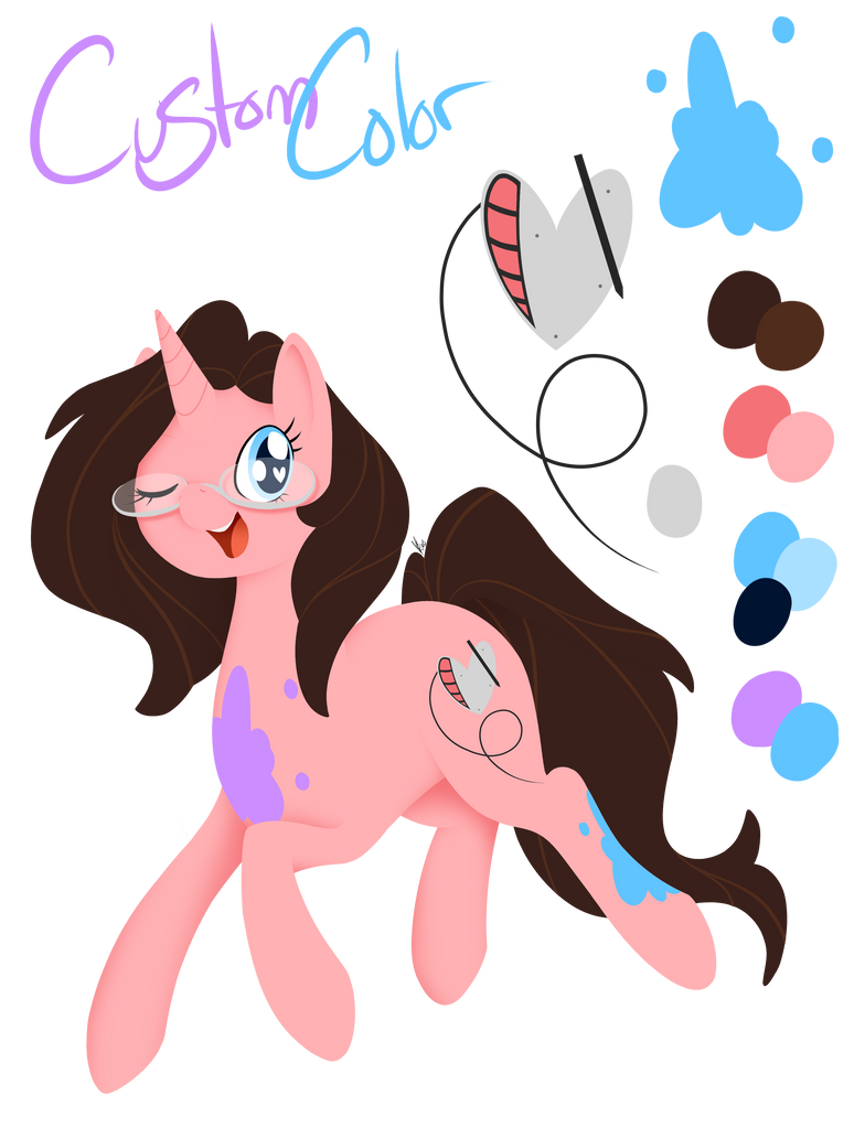 New ponySona - Custom Color by MoesArts