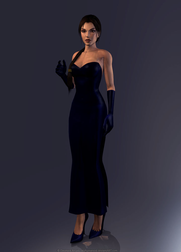 lara croft evening dress Dress code: elegance Lara Croft at Teatro dellOpera di Roma (Pt.1 frames), #tombraider #laracroft #gaminglegends #rome #theater