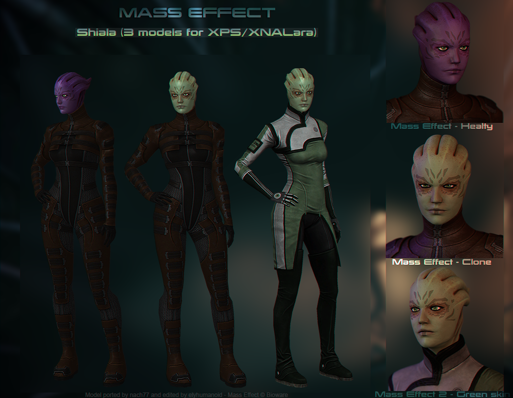 Shiala [Mass Effect] for XPS/XNALara