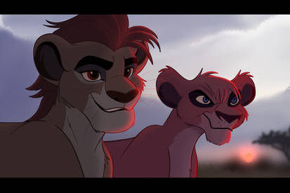 Kion and Vitani (Redraw)