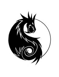 Yin yang dragon