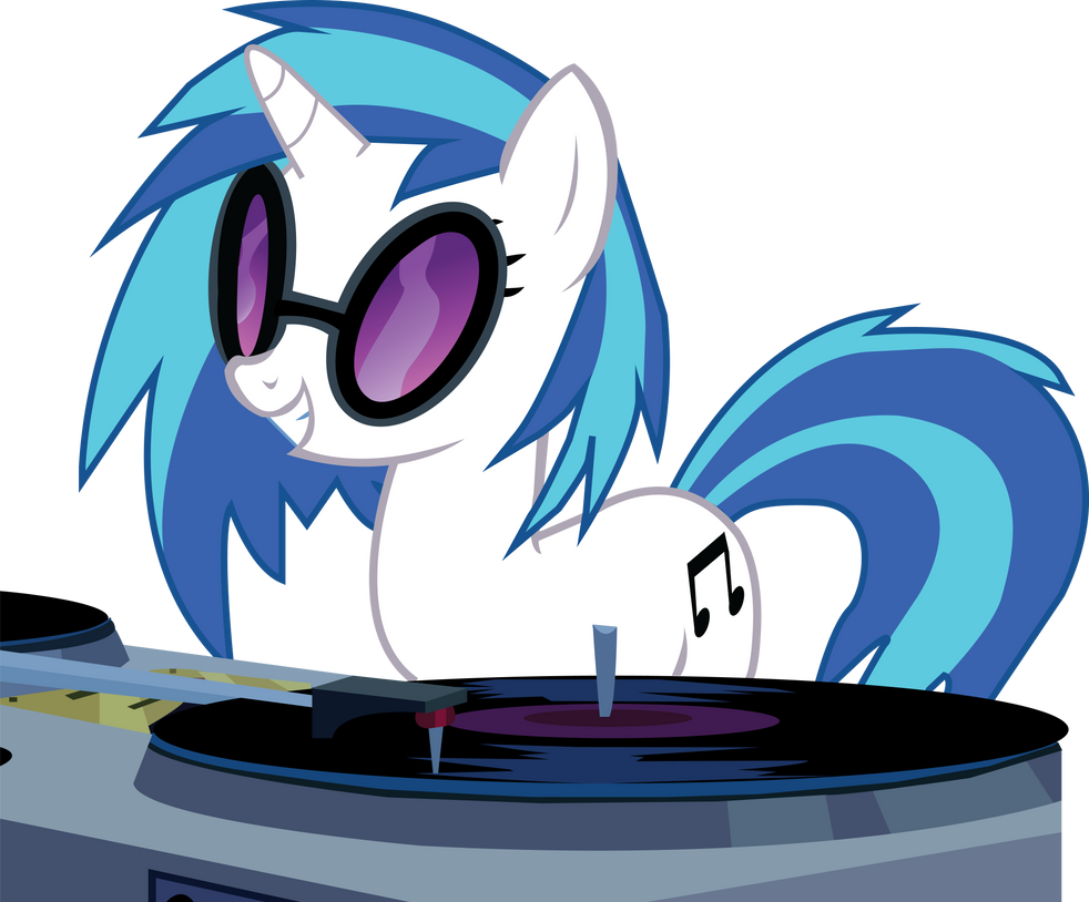 Пон три. Дж Пон 3. My little Pony винил скретч. Диджей Пон 3 пони. Vinyl Scratch DJ.