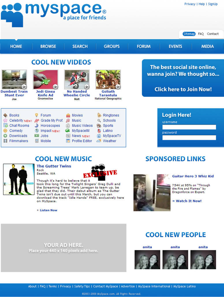 Myspace Redone Web Template 6 by REDvo on DeviantArt Myspace Redone Web Template 6 by REDvo on DeviantArt