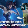 Turn your composite into a vibrant fantasy artwork