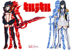 Ryuko Matoi v.s. Satsuki Kiryuin