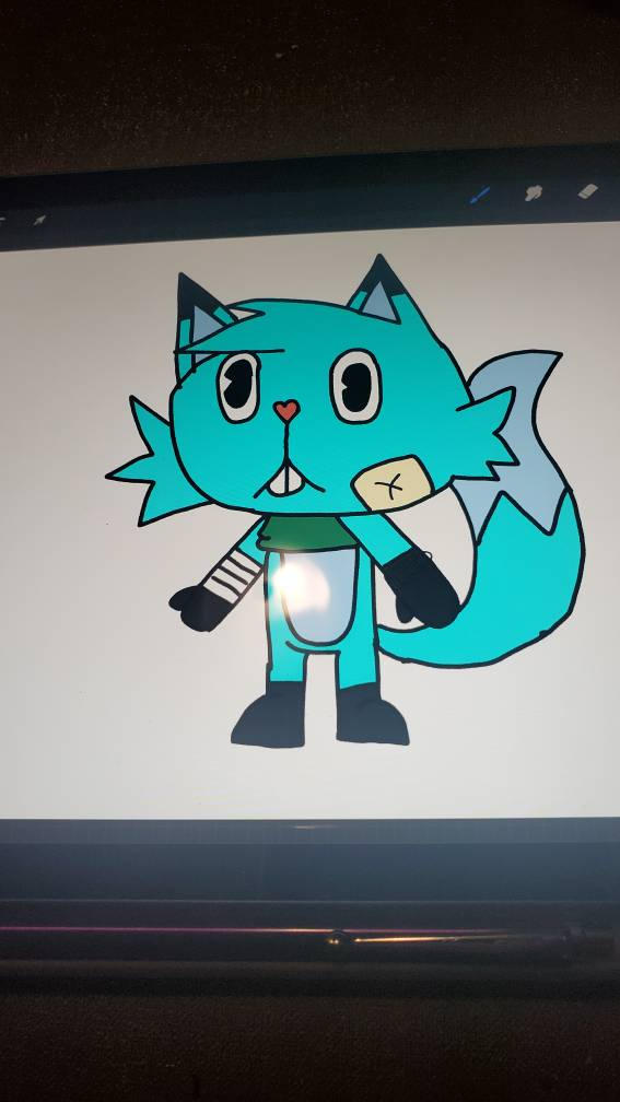 (New htf oc) lago the Fox AKA cold fox by gretawinter on DeviantArt