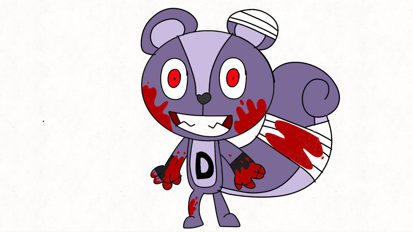 New htf oc: Dixon AKA bloody murder the squirrel by gretawinter on ...