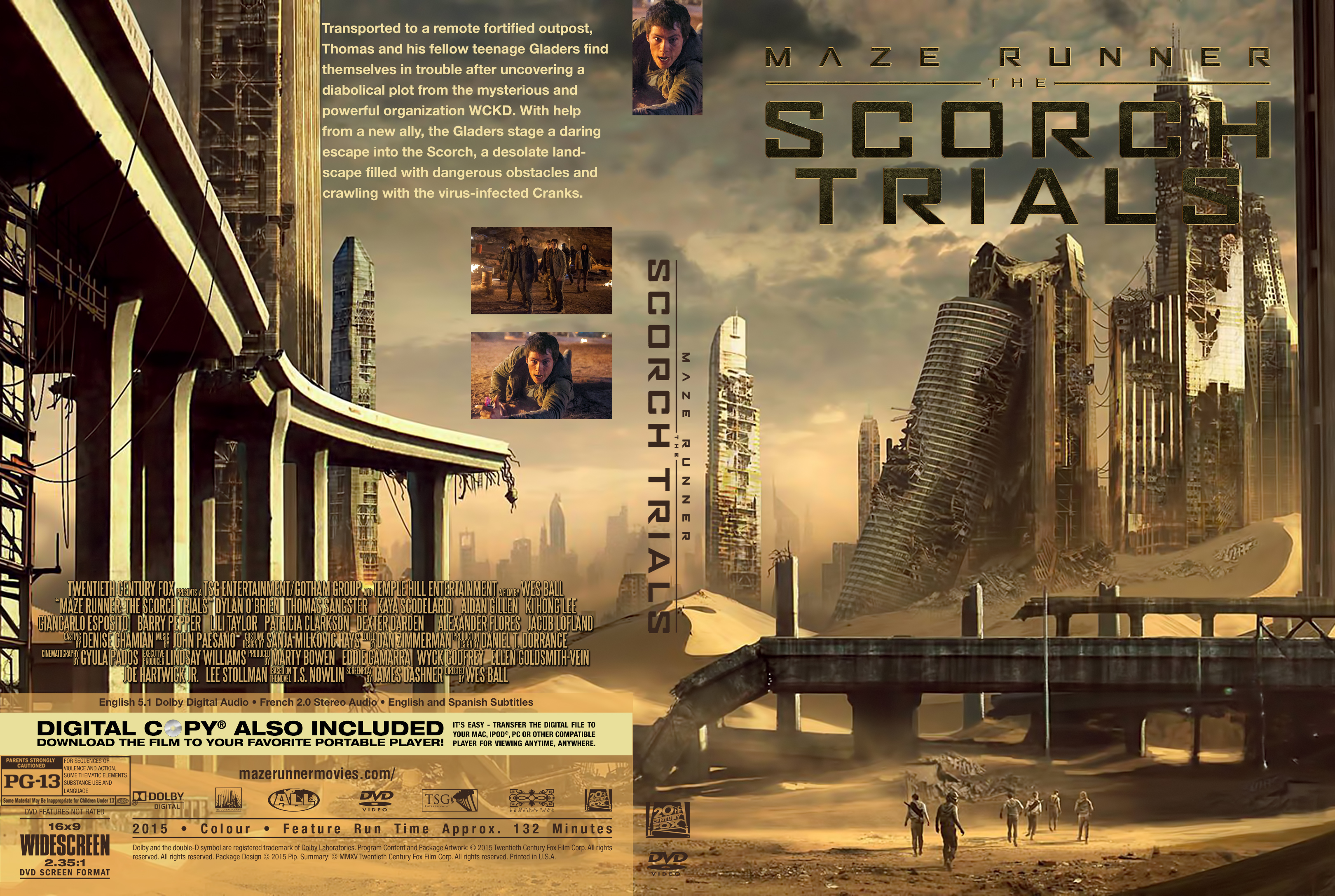 Maze Runner The Scorch Trials Movie – French Poster