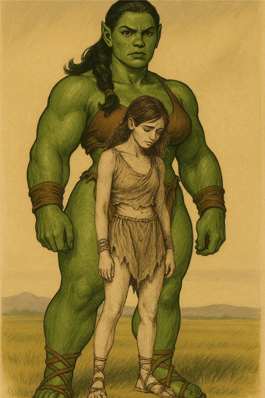 Orcess Dominant female orc by talicosoft on DeviantArt