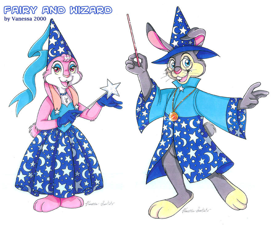 Magical She Rabbit magical bunnies by vanessasan on DeviantArt