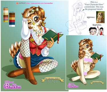 Commission: Librarian Tawny Owl ( in PBB style )