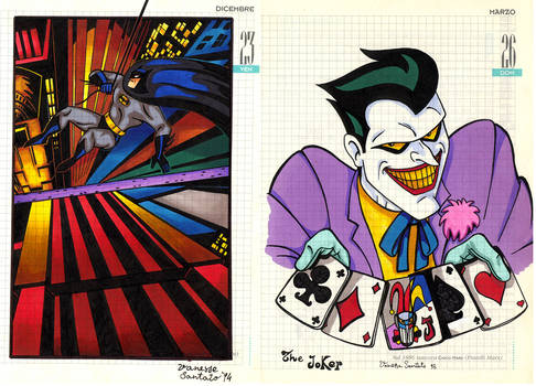 Batman and Joker from 90s
