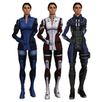 Ashley Williams ME3 Armors with Hair Up [meshmods] by Just-Jasper