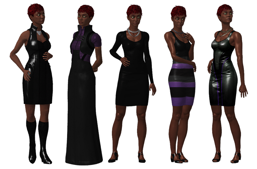 Andromeda Shepard Outfit Presentation - Formal by Just-Jasper on DeviantArt