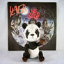 metal panda, poseable art toy