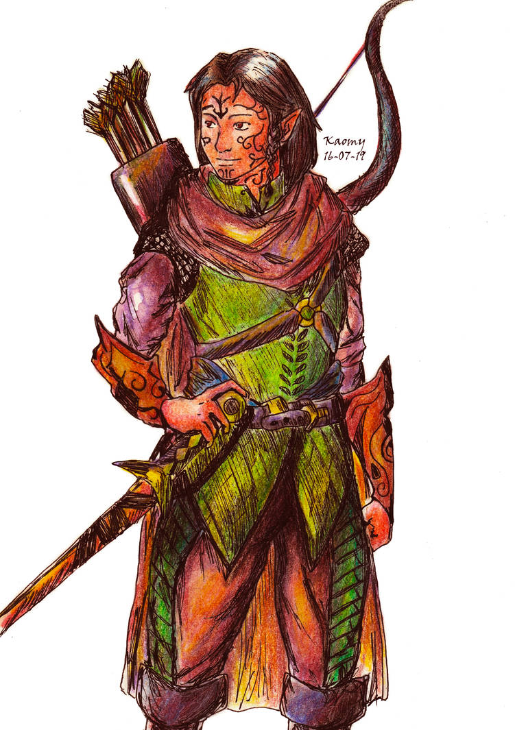 Theron Mahariel - Male Dalish Elf Origin