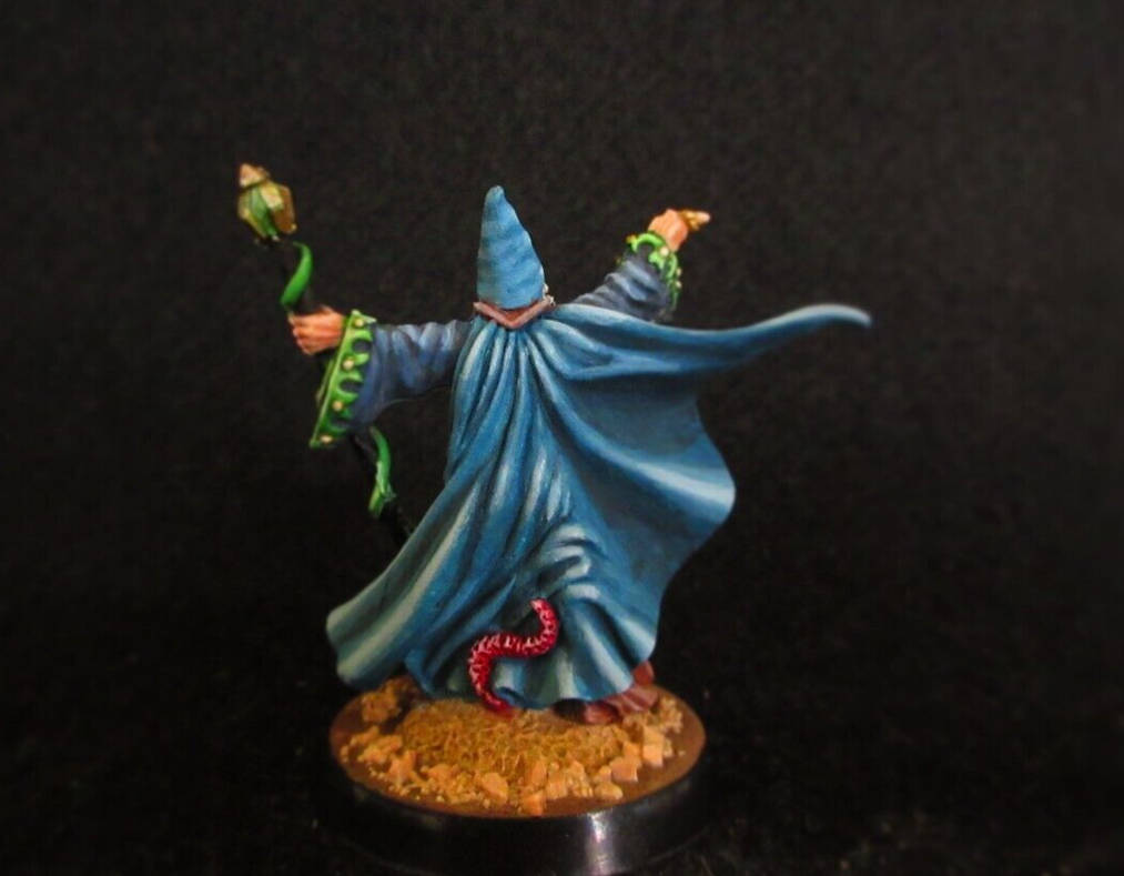 Reaper Wizard Reaper Miniatures, Torm Goldentome,Wizard, Painted by darksharkcraft on ...