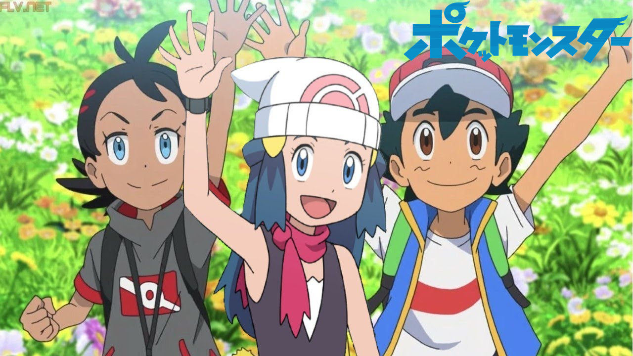 Pokemon Journeys Drops Poster for Dawn's Return