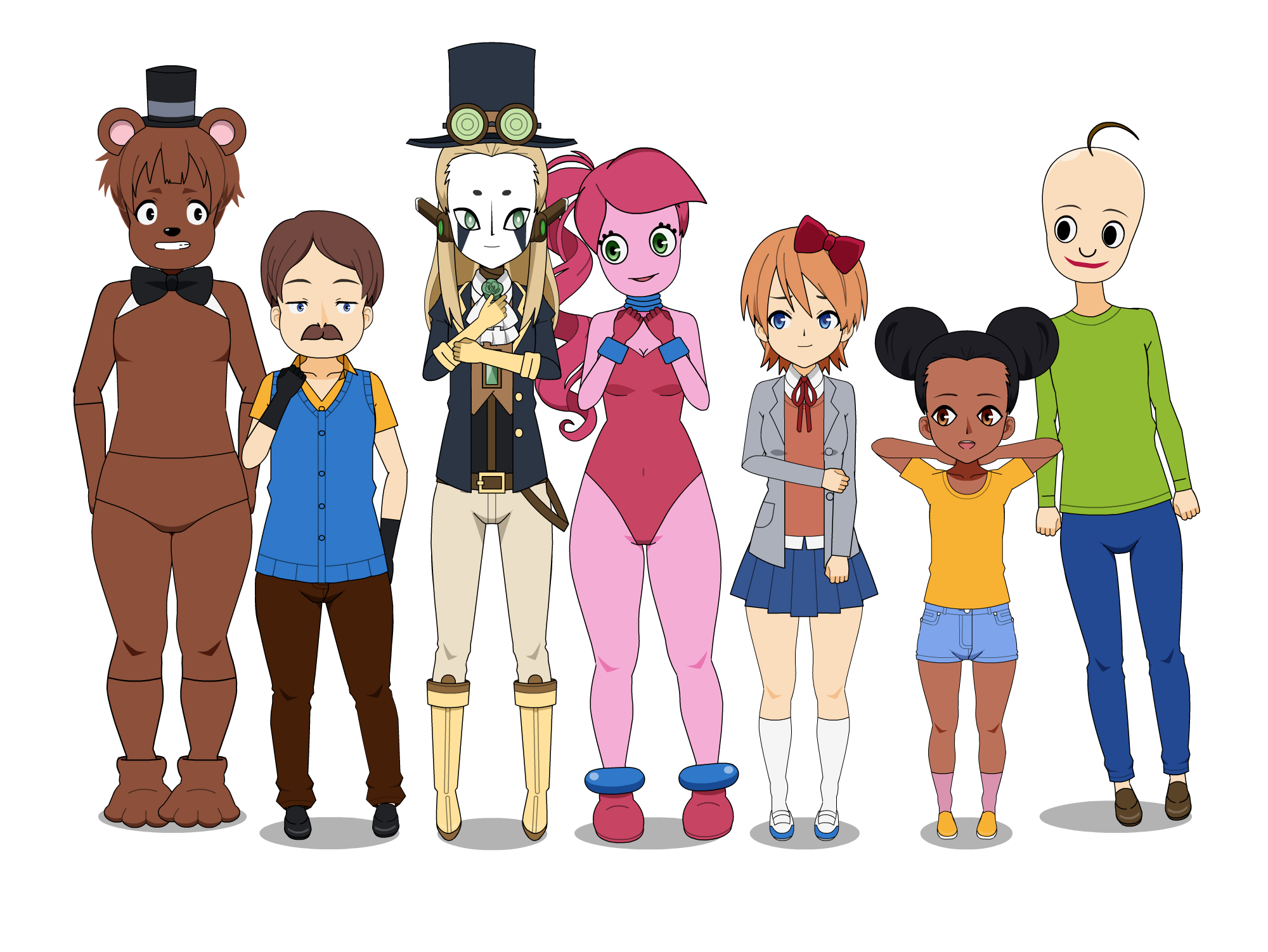 Games Characters. Deviantart Indie Horror Game Characters Kisekae2 by SuperGemStar on DeviantArt