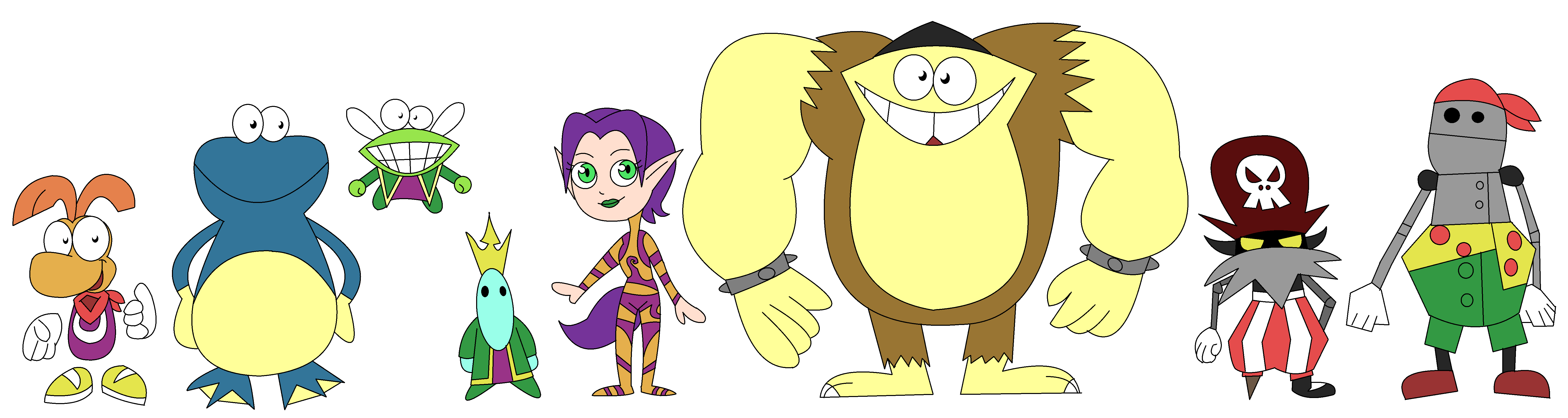 My Take on Rayman: The Animated Series by SuperGemStar on DeviantArt