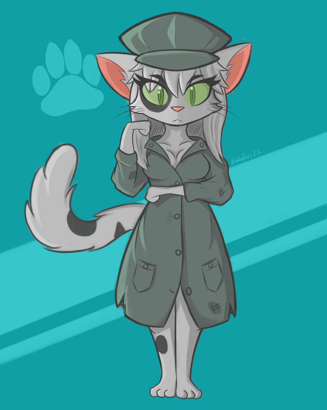Cat OC by BiddoBoss on DeviantArt