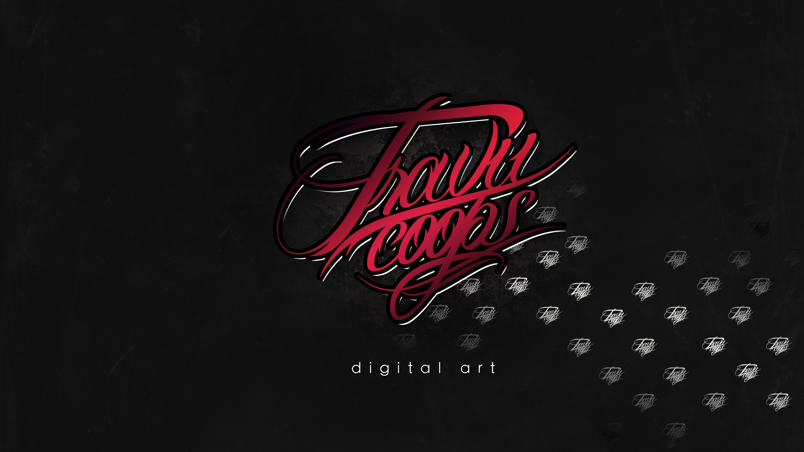 The Script Logo Wallpaper