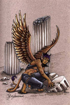 PE: Sakhr the winged sphinx