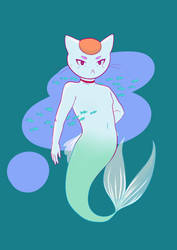 Mars, the cat merman