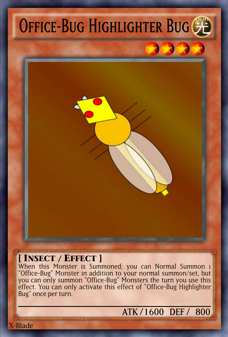 Highlighter Bug Custom Archetype: Office-Bug by dudebladeX on DeviantArt