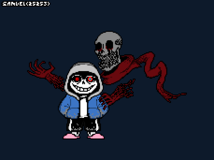 Phantom dust sans pixel art : r/Undertale