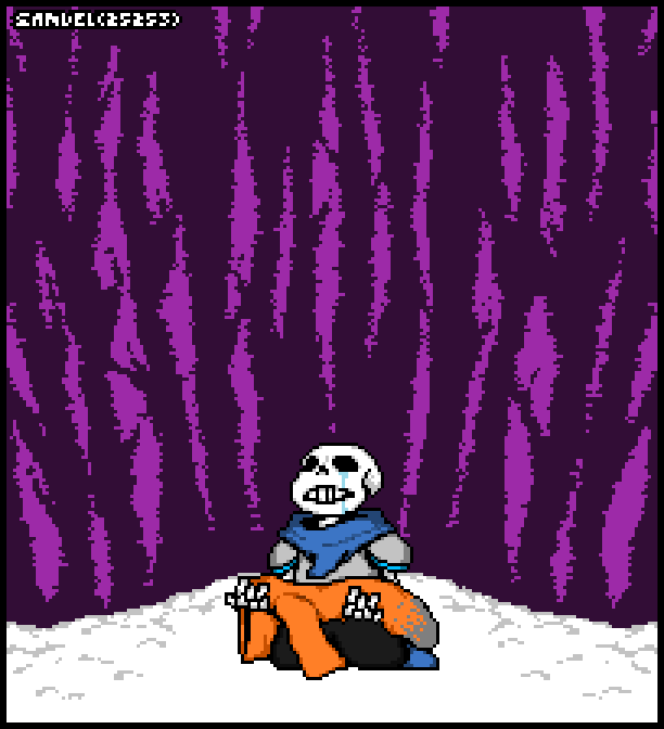 Pixilart - DUST Sans by TheBullOld