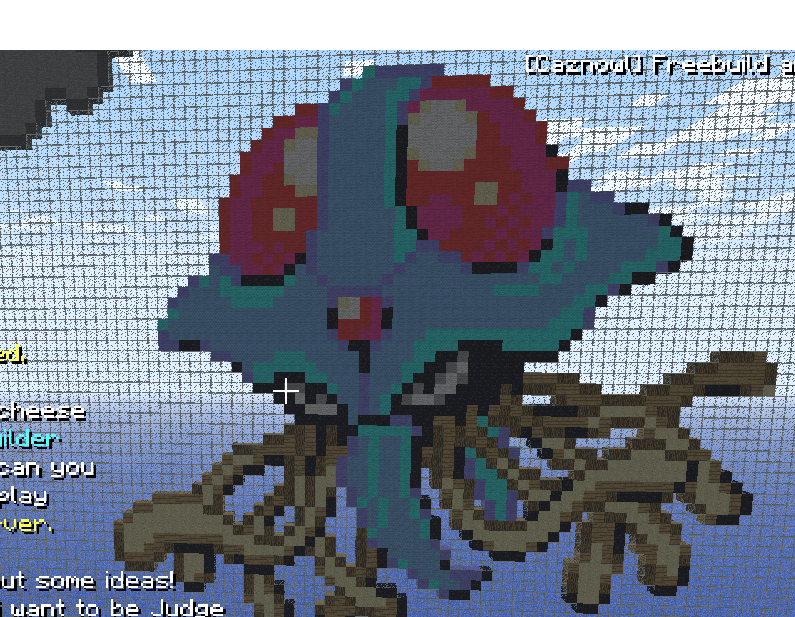 Tentecruel Pixel Art Minecraft Pokemon